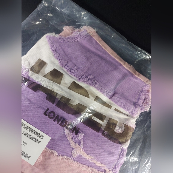 Jaded London Pastel Patchwork Corset Top, NEW, Size UK6 - Picture 15 of 16